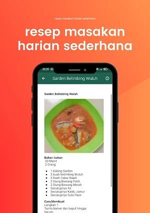 resep masakan harian sederhana Screenshot 0
