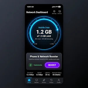 DataMonitor: SpeedTest & Boost Screenshot 3
