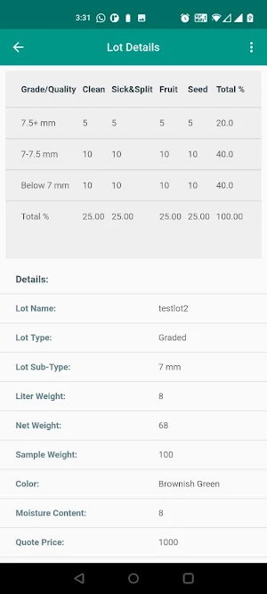 Cardamom Auction Screenshot 3