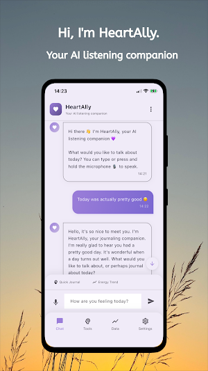 HeartAlly: AI Companion Diary Screenshot 0