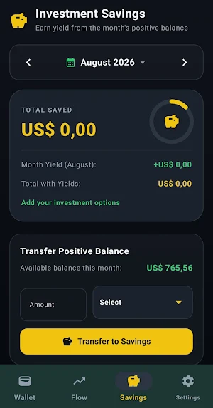 Personal Cash Flow Screenshot 3