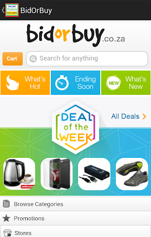 Online Shopping South Africa Screenshot 1