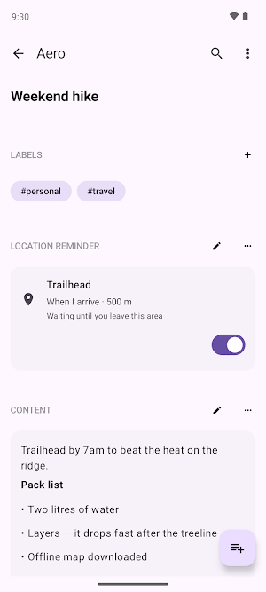 Aero – User Owned Task Manager Screenshot 2