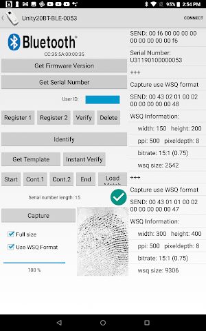 SecuGen Bluetooth Fingerprint Screenshot 3