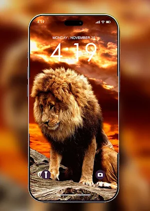 Lion Wallpaper Screenshot 2