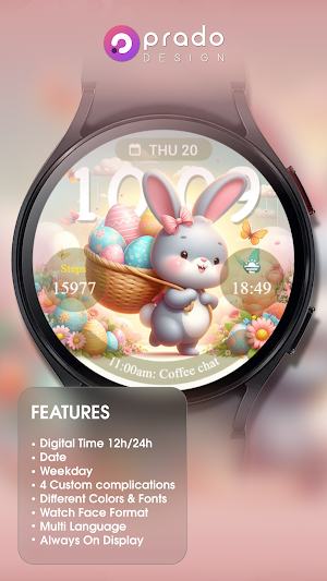 Easter Bunny Watch Face Screenshot 2