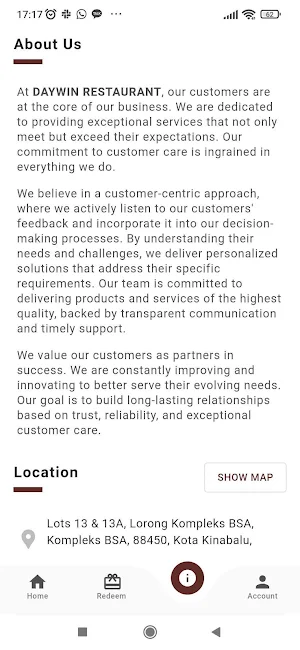 DAYWIN RESTAURANT Screenshot 3