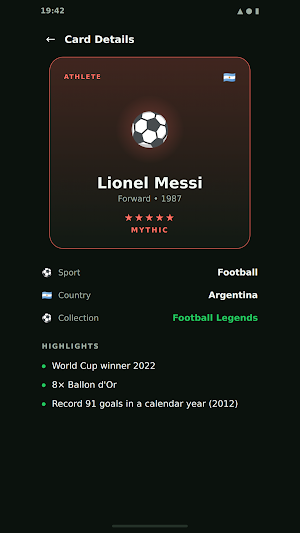 L Sports Cards Screenshot 1