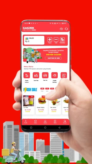 GASJEK - Ojek & delivery Screenshot 0