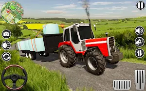 Big Tractor Farming Games 3D Screenshot 2
