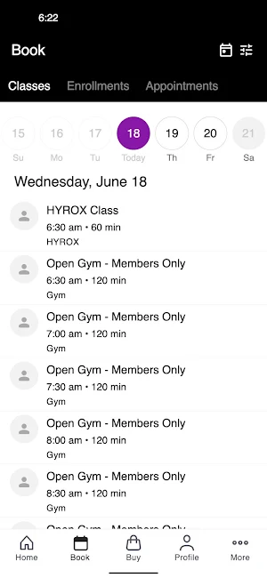 We're Evolving Fitness Team Screenshot 1