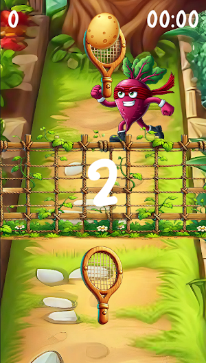 Veggie Tennis Clash Screenshot 0