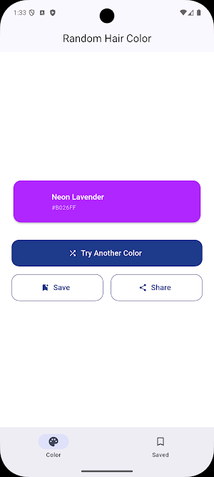 Random Hair Color Changer screenshot 1