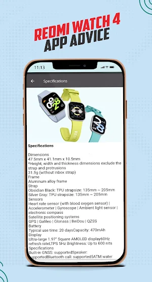 Redmi Watch 4 App Advice Screenshot 1