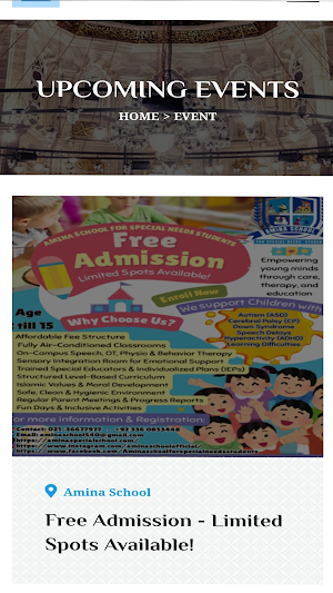 Amina Special School Screenshot 1