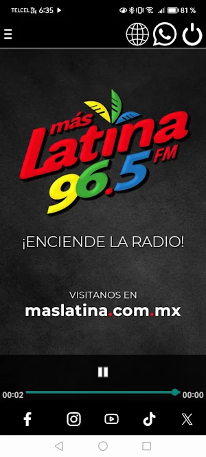 Más Latina 96.5 FM Screenshot 2
