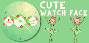 Flowers watch face theme Screenshot 0