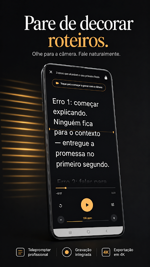 Teleprompter Grave sem decorar Screenshot 0