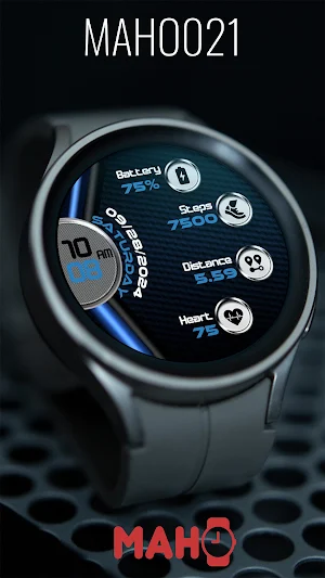 MAHO021 Wear OS Watch Face Screenshot 2