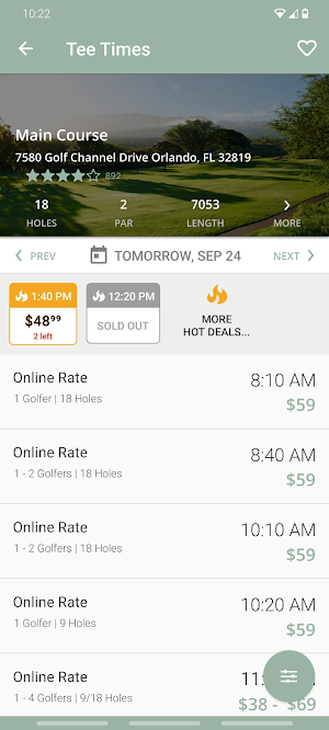 Tour 18 Dallas Golf Screenshot 0