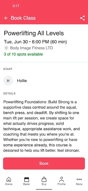 Body Image Fitness Screenshot 2