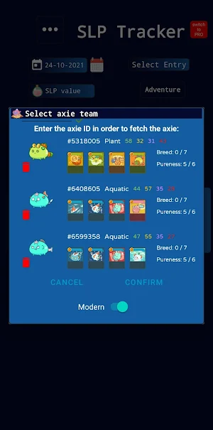 Axie Infinity SLP Max Screenshot 1
