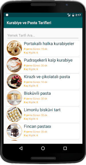 İnternetsiz Kurabiye ve Pasta Tarifleri Screenshot 1
