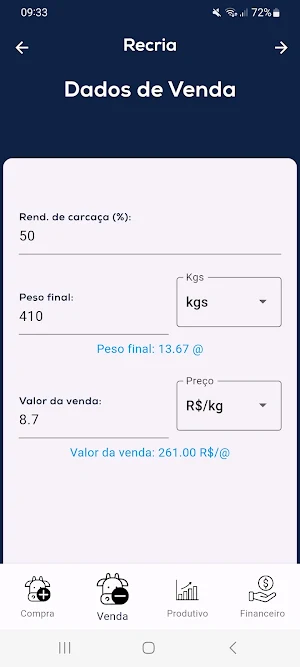 Calculadora do Boi Screenshot 2