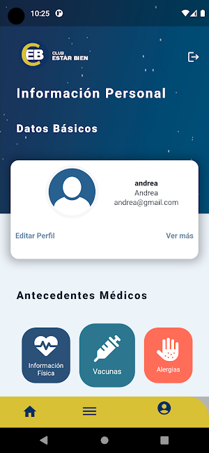 Club Estar Bien Screenshot 2
