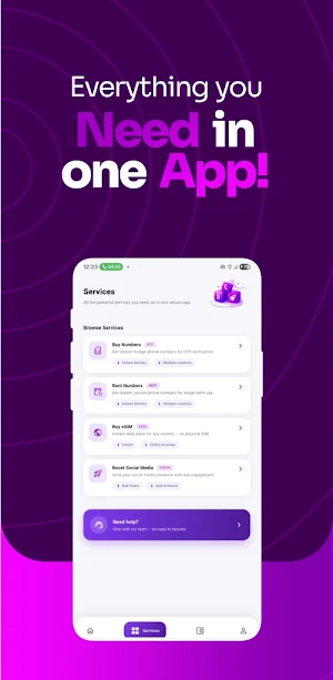 OTPSure: Numbers & eSIM Screenshot 3