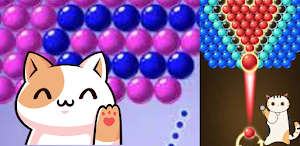bubble shooting cat Screenshot 1