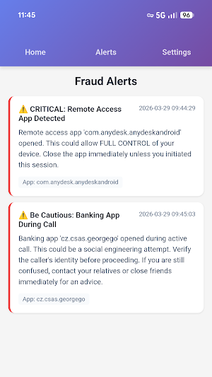 Private Fraud Notifier Screenshot 1