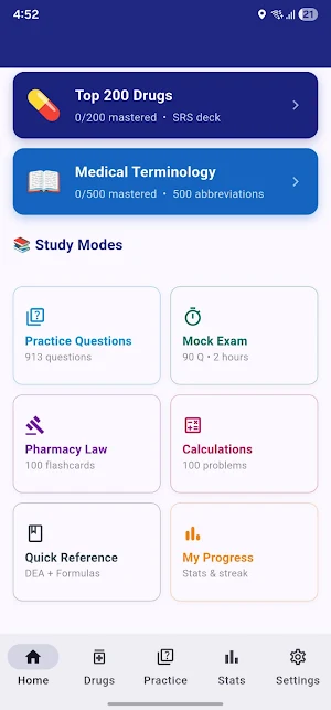 Pharmacy Tech PTCB Master Screenshot 1