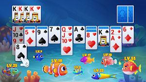 Spider Solitaire Fish Screenshot 2