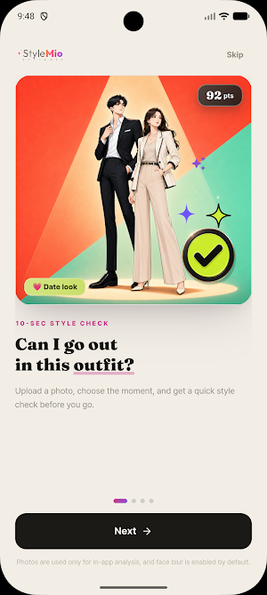 StyleMio - 10s AI Style Check Screenshot 0