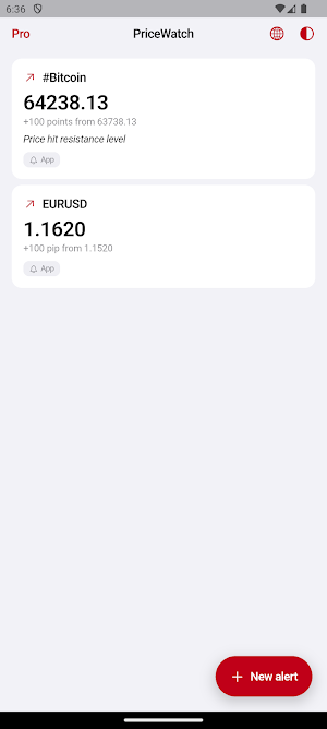 PriceWatch - Forex Price Alert Screenshot 0