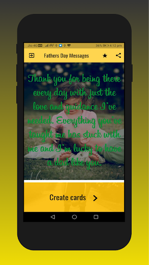 Fathers Day Card Screenshot 1