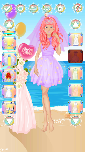 Elegant Wedding Dress up Game Screenshot 1