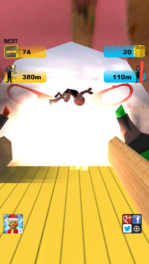 Stickman Run: 1 2 3 Go Running Screenshot 2