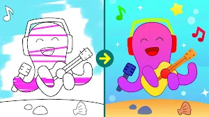 Kids Coloring Book Learn Draw Screenshot 3