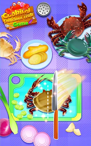 Cooking Delicious Crab Game Screenshot 2