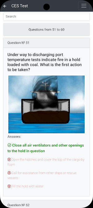 Bulk carriers CHaS Operational Screenshot 1