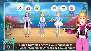 Fashion, Dress Up: Anime Games Screenshot 1