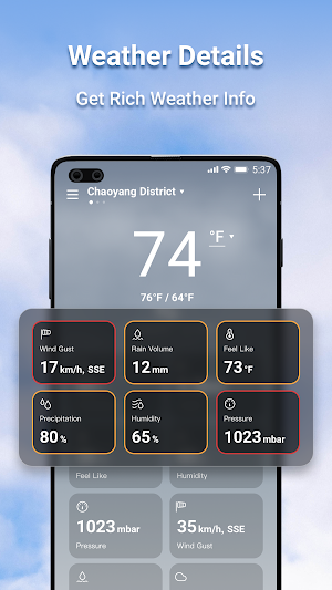 Local Weather - Launcher&Radar Screenshot 2