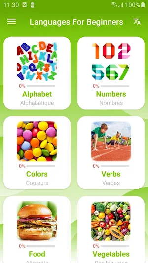 Languages For Beginners - Awabe Screenshot 1