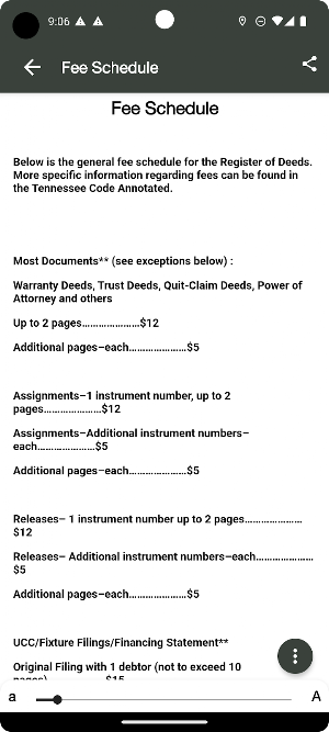 Shelby Co Register of Deeds Screenshot 2