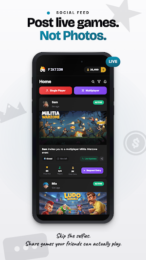 Fiktion : Play & Connect Screenshot 1