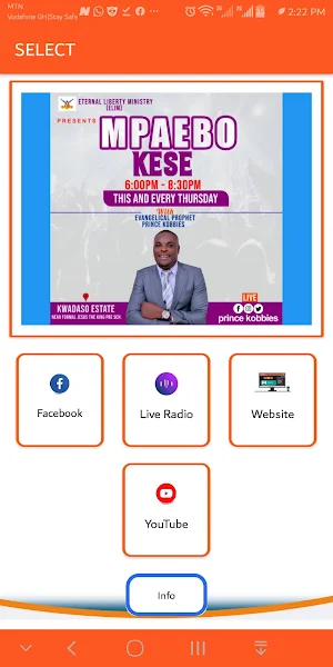 Prophet Prince Kobbies Radio Screenshot 2