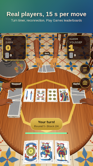Ronda 3D – Moroccan card game Screenshot 2