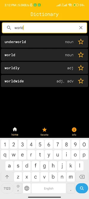 Dictionary Screenshot 1
